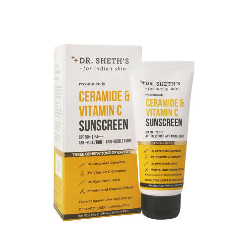 Dr. Sheth's Ceramide & Vitamin C Sunscreen - Indyancart