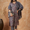 Dhiyona SN Women's Floral Printed Straight Kurta With Trousers & Dupatta