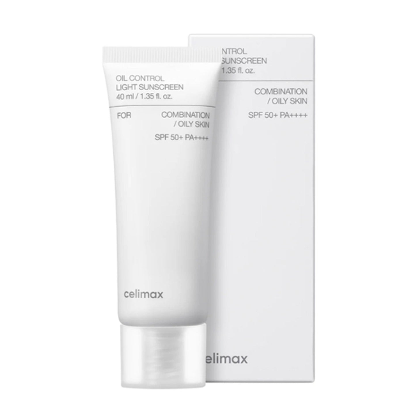 Celimax Oil Control Light Sunscreen SPF 50+ PA+++, Oil-Free, Non-Greasy UV Protection