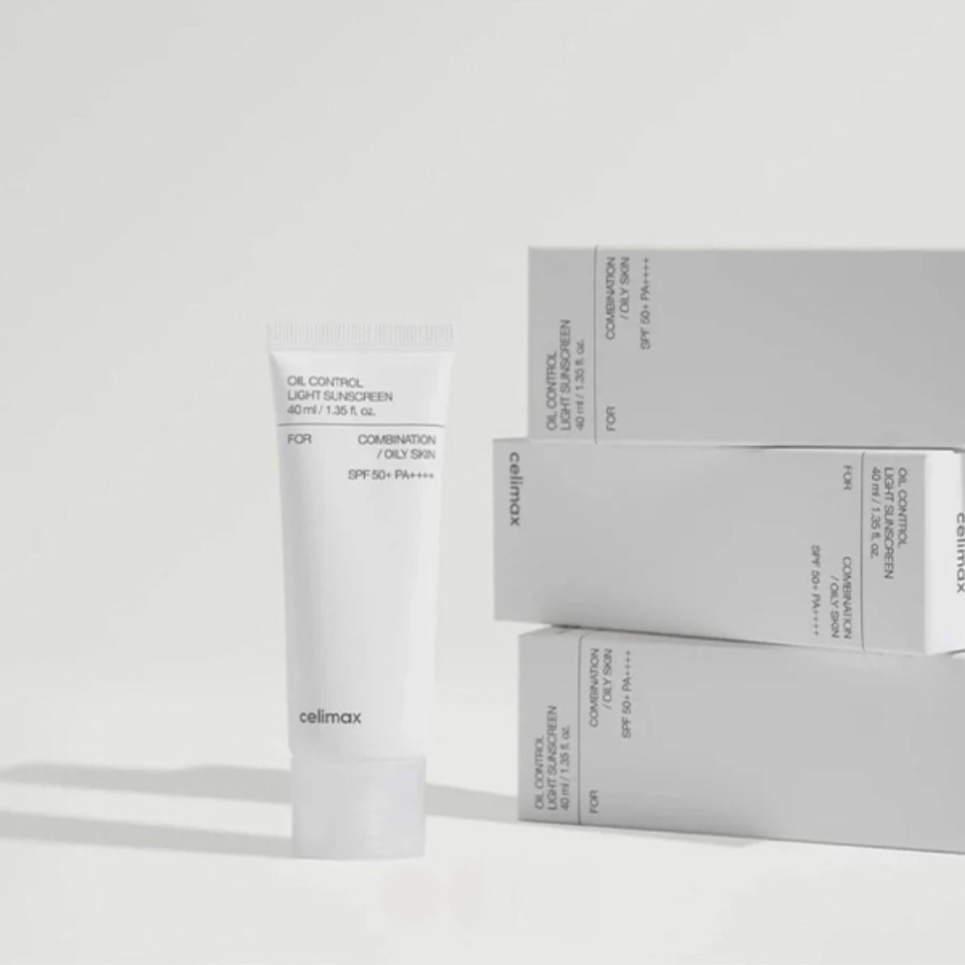 Celimax Oil Control Light Sunscreen SPF 50+ PA+++, Oil-Free, Non-Greasy UV Protection