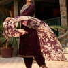 Dhiyona IE V Neck Ethnic Motifs Embroidered Regular Thread Work Kurta Set