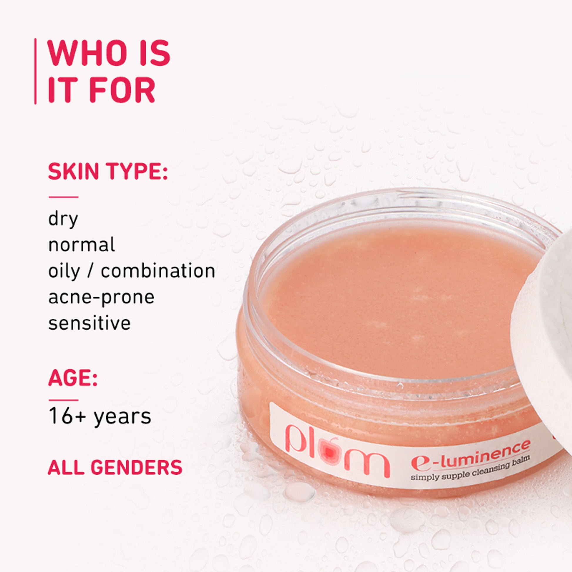 Plum E-Luminence Simply Supple Cleansing Balm