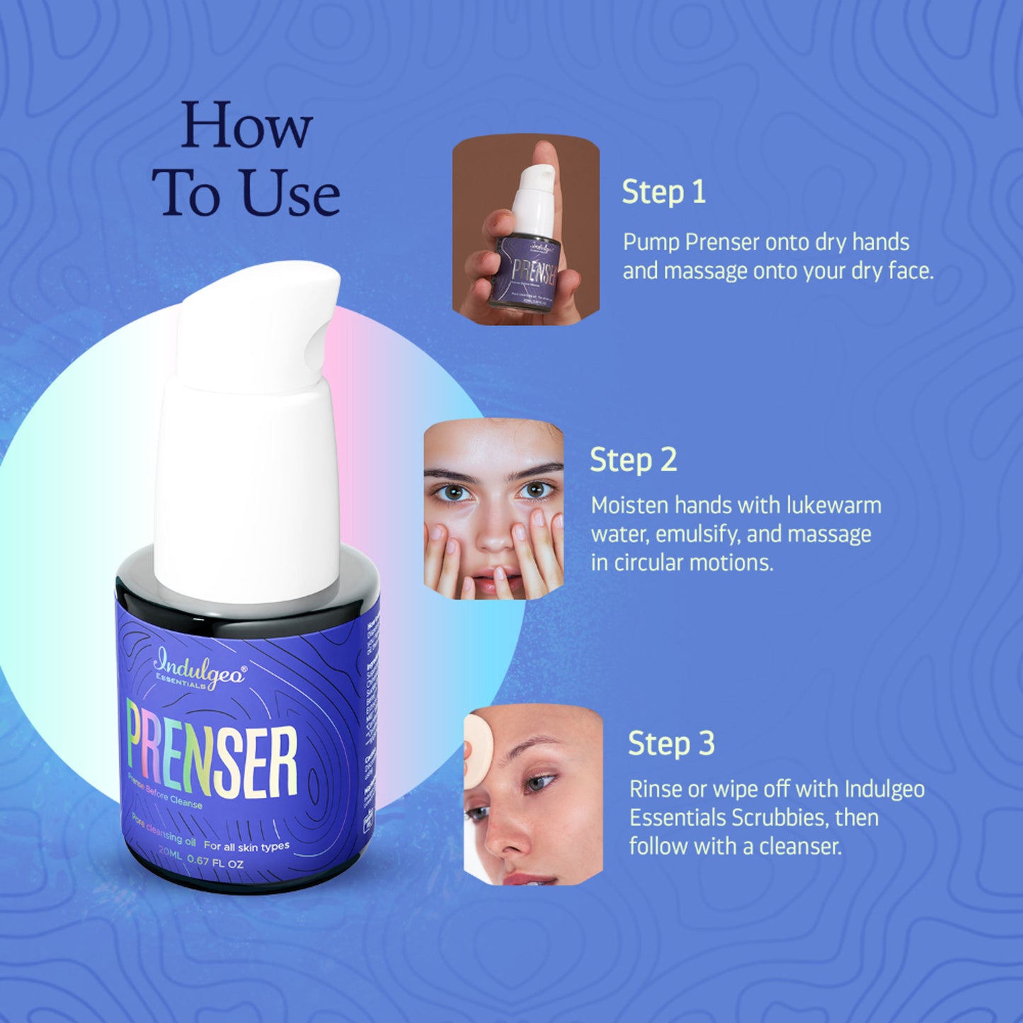 Indulgeo Essentials Prenser - Pre Cleansing Oil