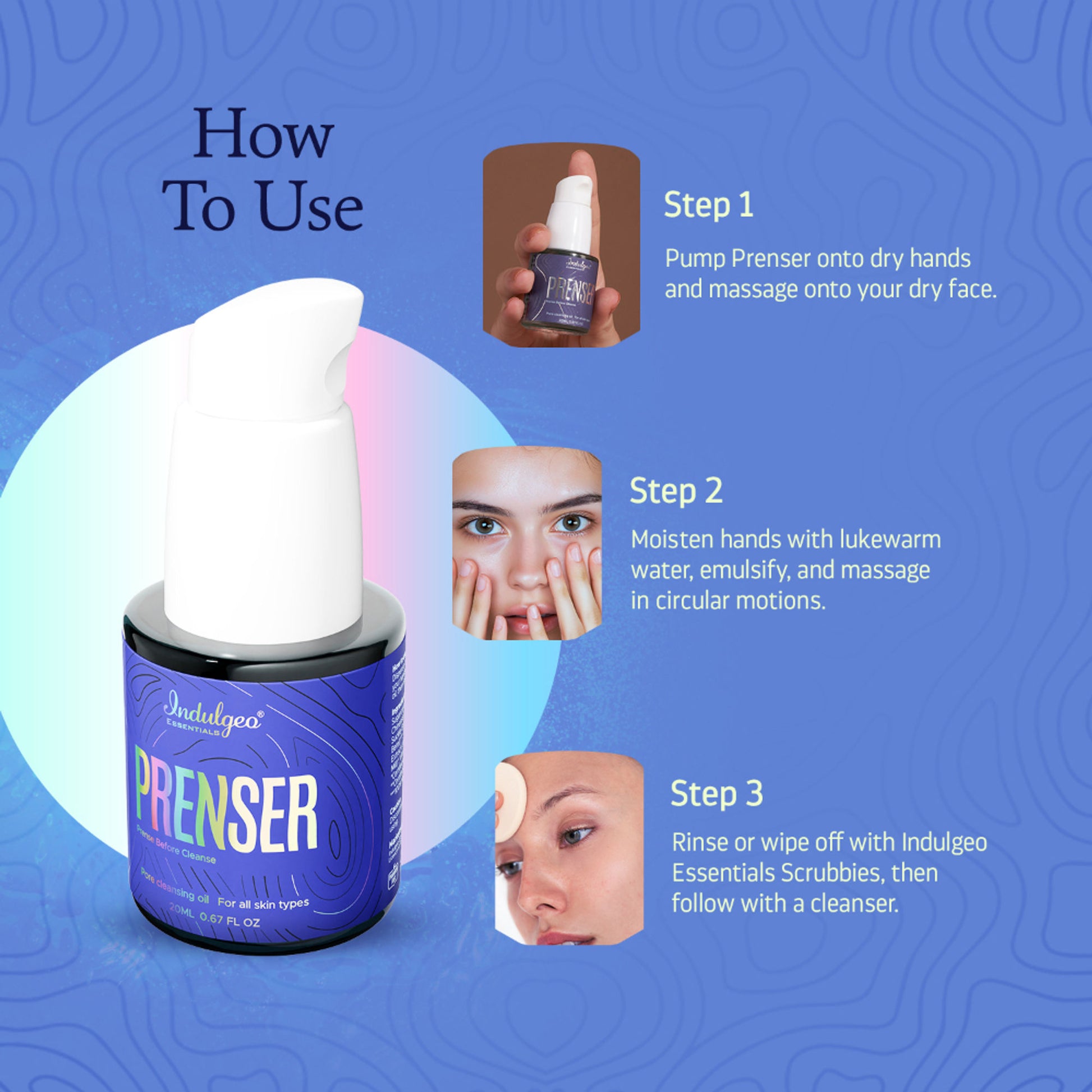 Indulgeo Essentials Prenser - Pre Cleansing Oil