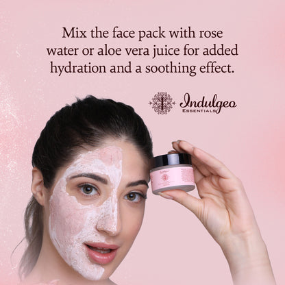 Indulgeo Essentials Pore Minimizing Detan Clay Face Pack For Acne & Blackheads
