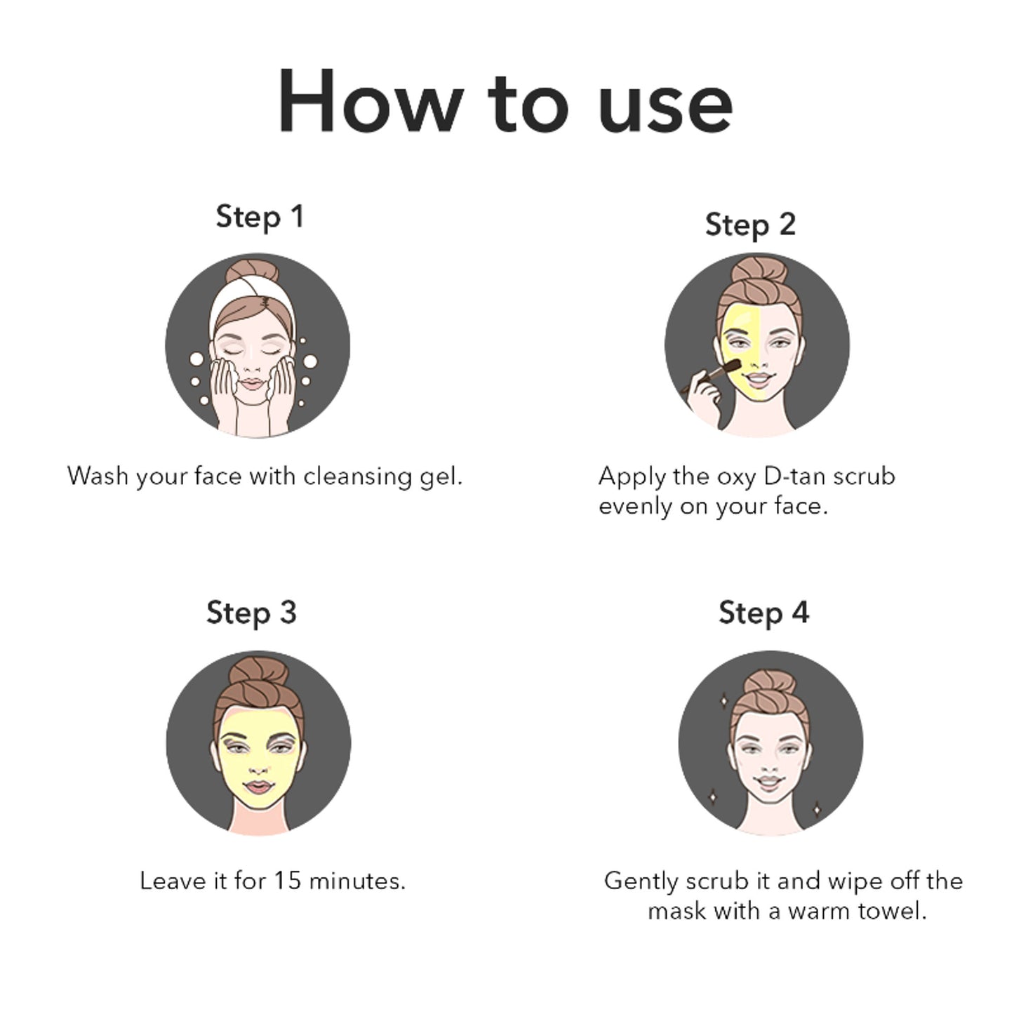 Sara Oxy D-Tan Scrub For Instant Tan Removal & Glowing Skin- De-Tan Face Scrub For All Skin