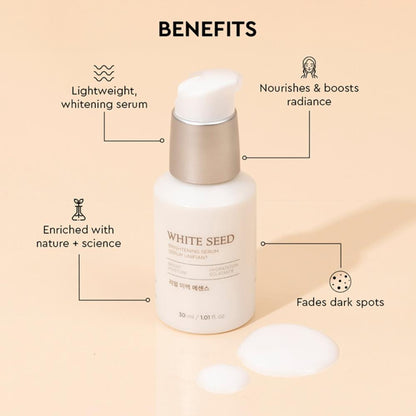 The Face Shop White Seed Serum With Niacinamide & Hyaluronic Acid, Fights Dullness & Blemishes