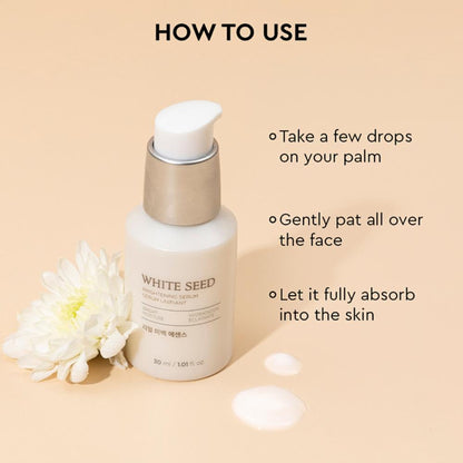 The Face Shop White Seed Serum With Niacinamide & Hyaluronic Acid, Fights Dullness & Blemishes