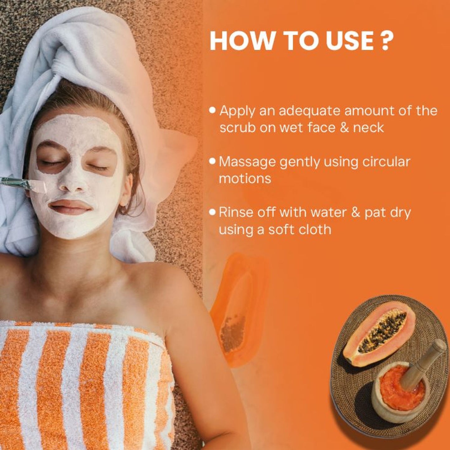Oxyglow Herbals Papaya Scrub