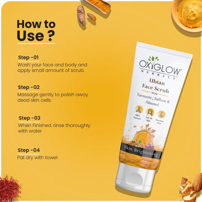 Oxyglow Herbals Ubtan Scrub