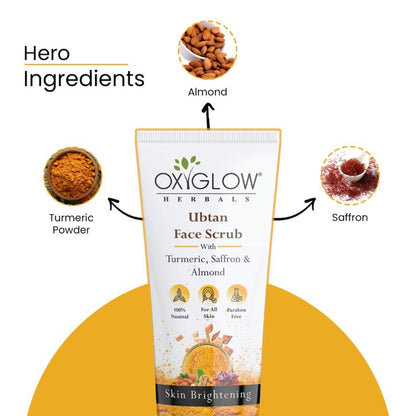 Oxyglow Herbals Ubtan Scrub