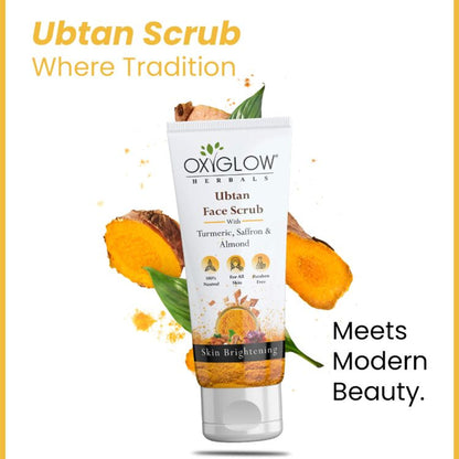 Oxyglow Herbals Ubtan Scrub