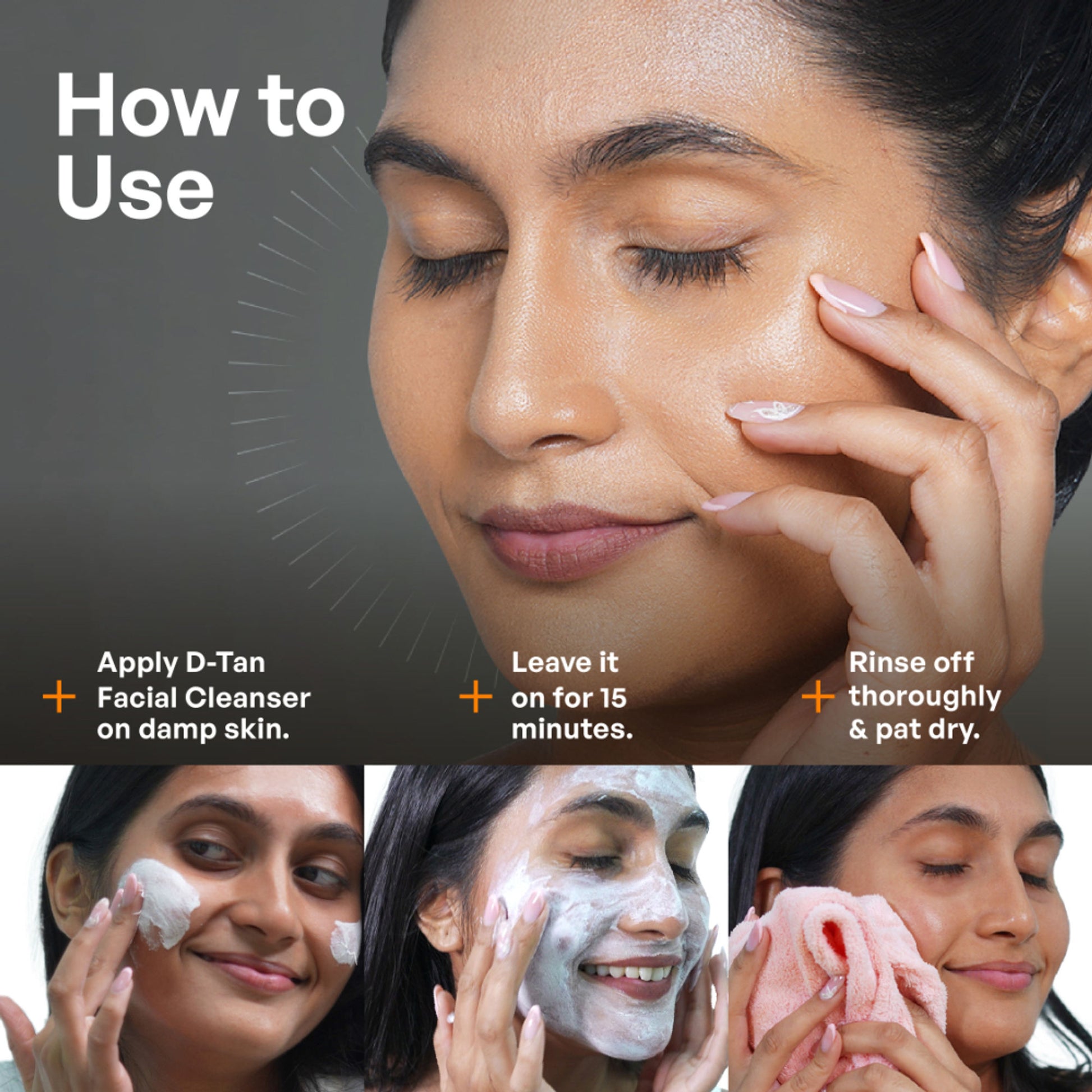 Ozone D Tan Facial Cleanser With The Goodness Of Cucumber, Milk & Shea Butter
