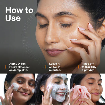 Ozone D Tan Facial Cleanser With The Goodness Of Cucumber, Milk & Shea Butter
