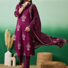 Dhiyona SN Women's Printed Pure Cotton Straight Kurta With Trousers & Dupatta