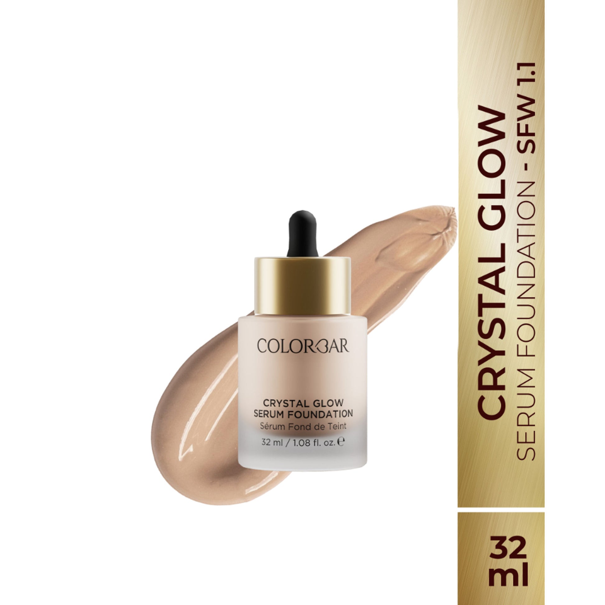 Colorbar Crystal Glow Serum Foundation - Sfw 1.1