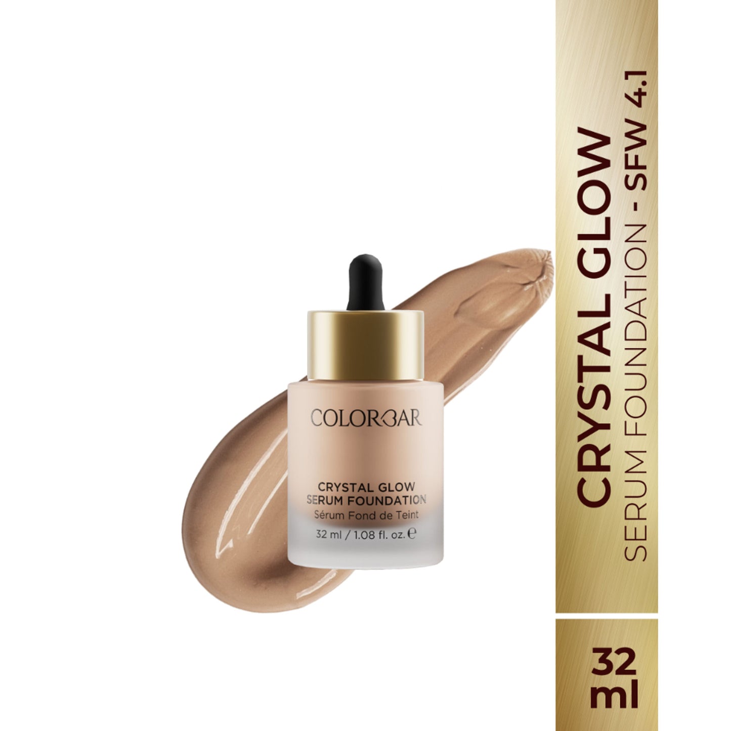 Colorbar Crystal Glow Serum Foundation - Sfw 4.1