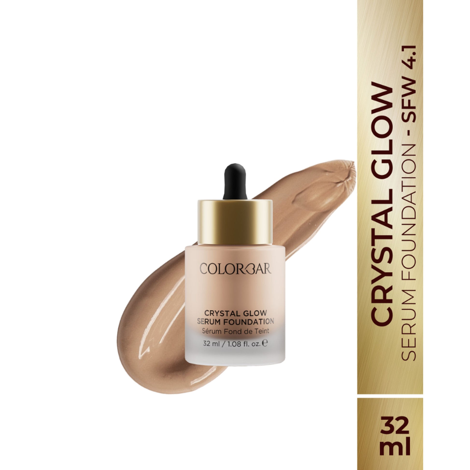 Colorbar Crystal Glow Serum Foundation - Sfw 4.1