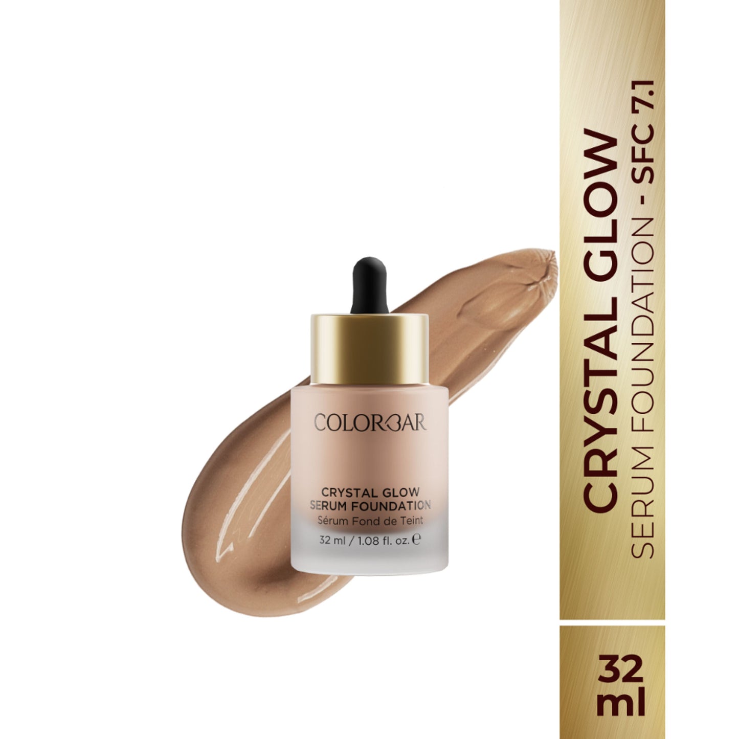 Colorbar Crystal Glow Serum Foundation - Sfc 7.1