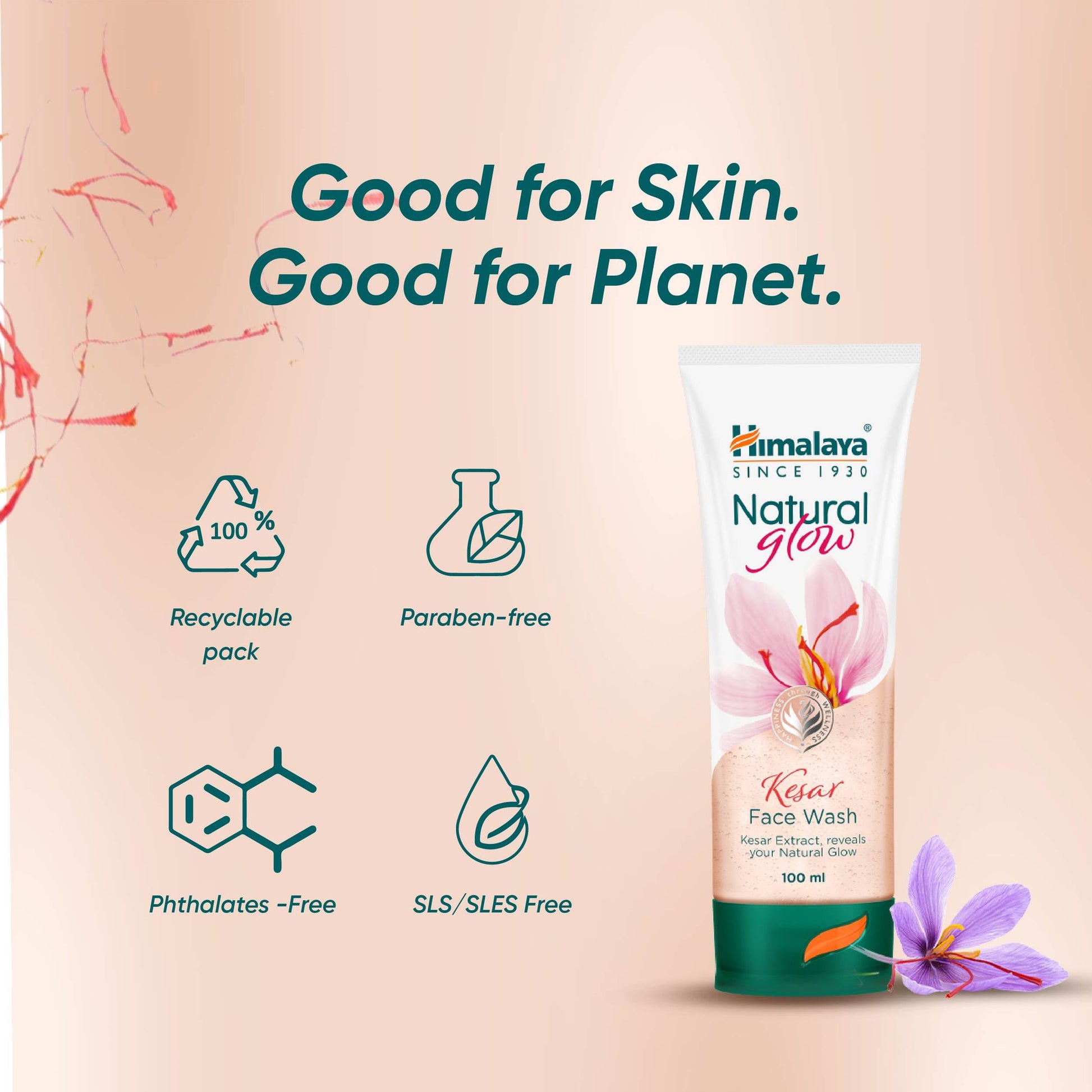 Himalaya Natural Glow Kesar Face Wash