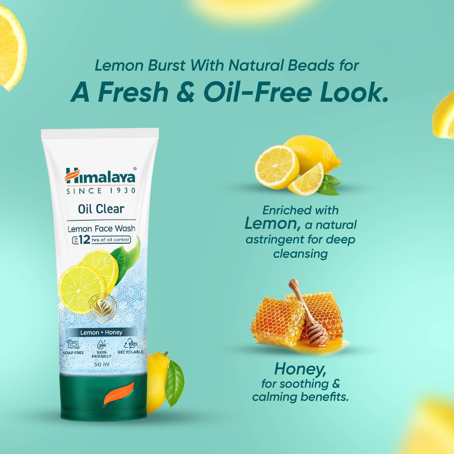 Himalaya Oil Clear Lemon Face Wash