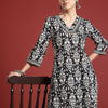 Dhiyona IE Ethnic Motifs Printed Pure Cotton Kurta with Trousers