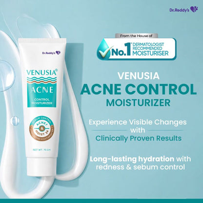 Venusia Acne Control Moisturizer| Oily Skin Friendly| Lightens Acne Scars|75g