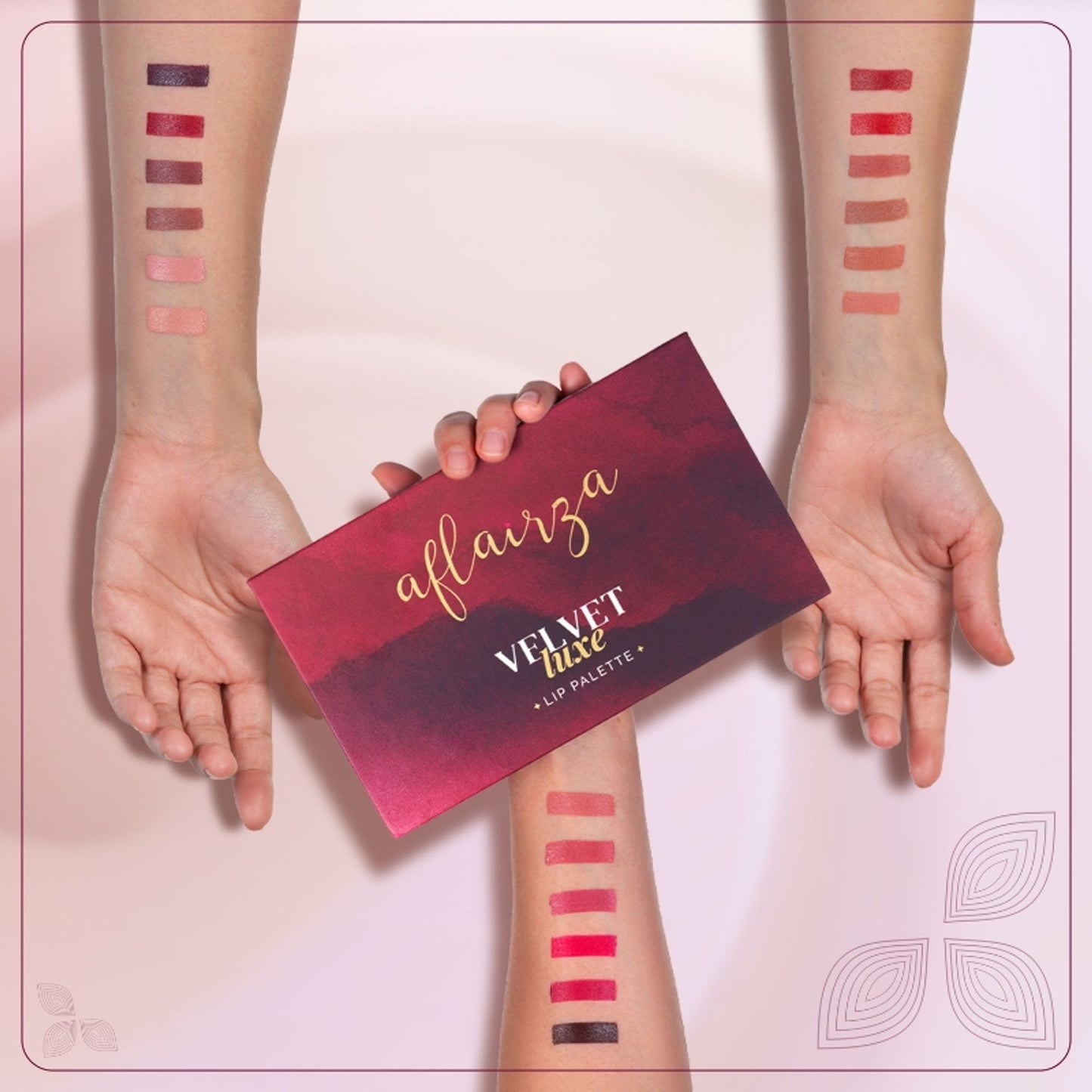 Aflairza Velvet Luxe 18-Shade Lip Palette