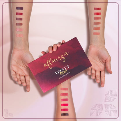 Aflairza Velvet Luxe 18-Shade Lip Palette