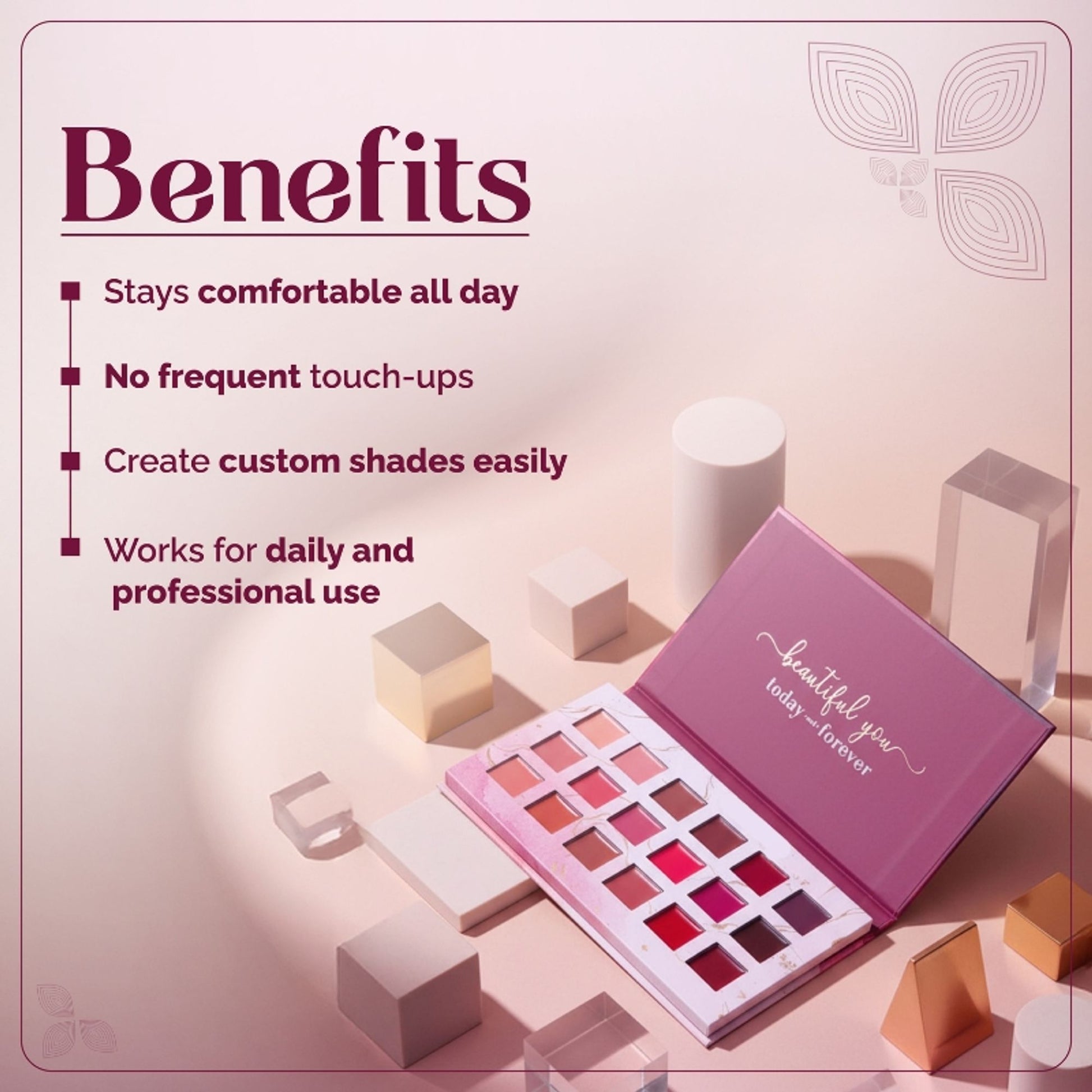 Aflairza Velvet Luxe 18-Shade Lip Palette