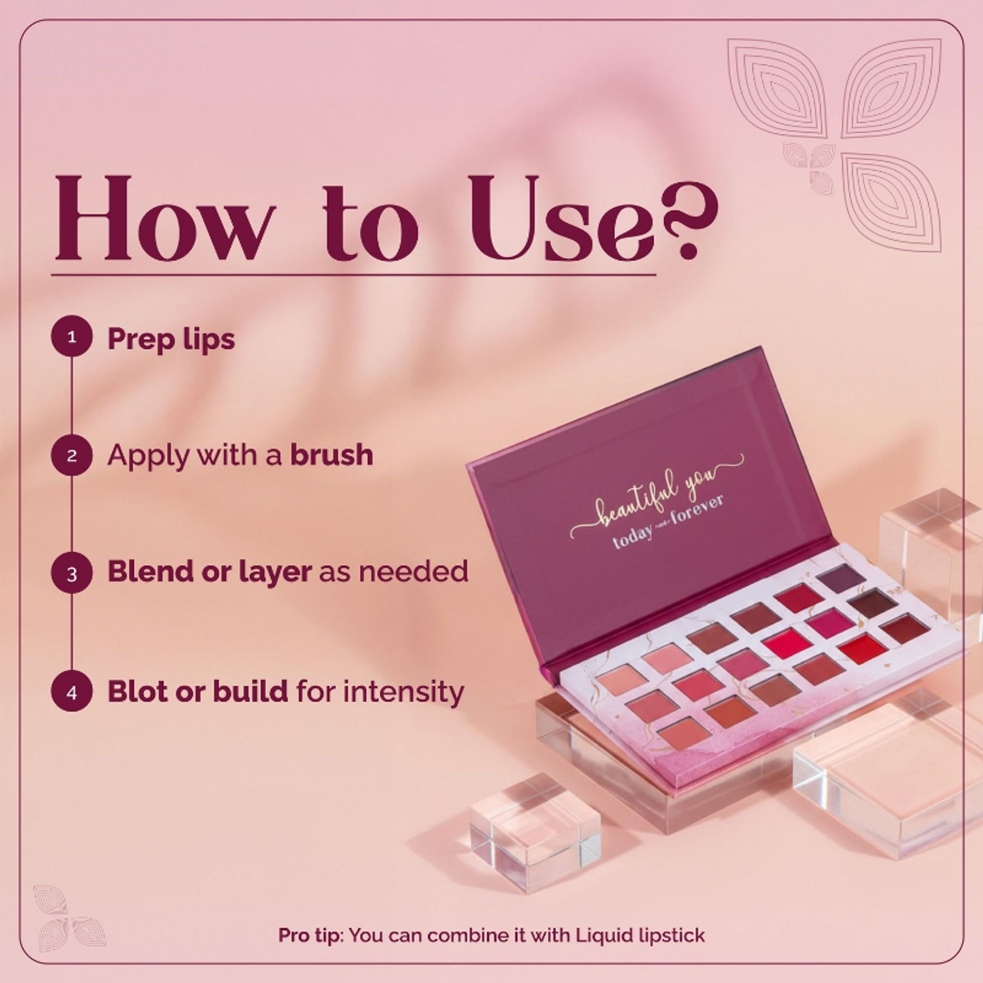 Aflairza Velvet Luxe 18-Shade Lip Palette
