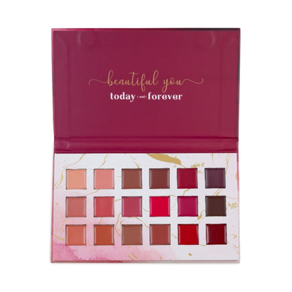 Aflairza Velvet Luxe 18-Shade Lip Palette