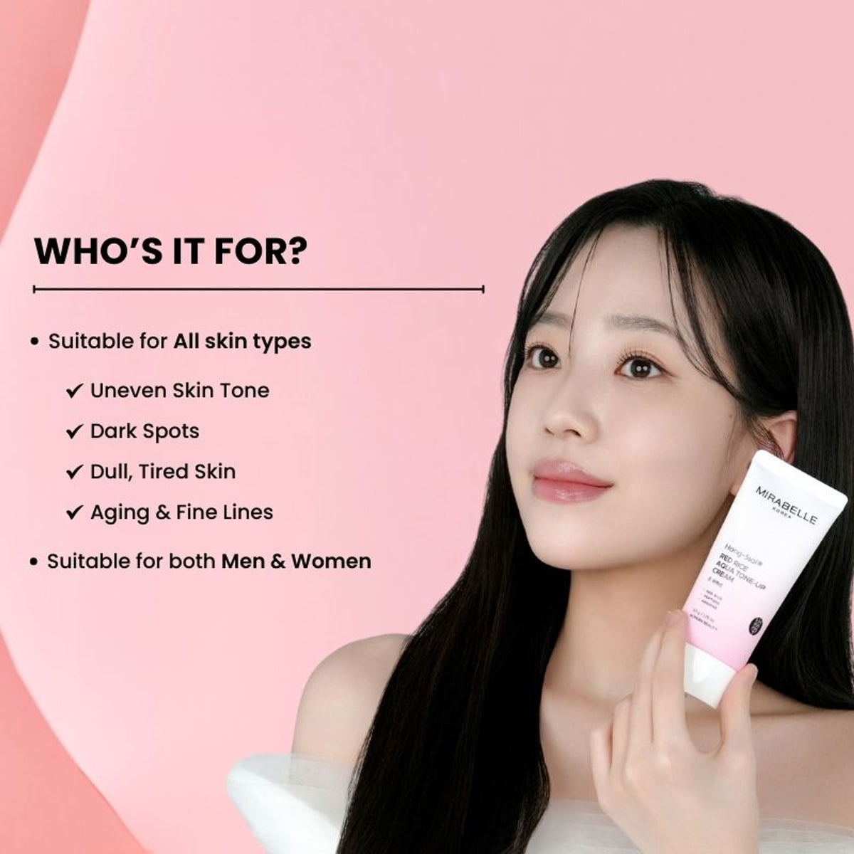 Mirabelle Korea Red Rice Aqua Tone Up Cream