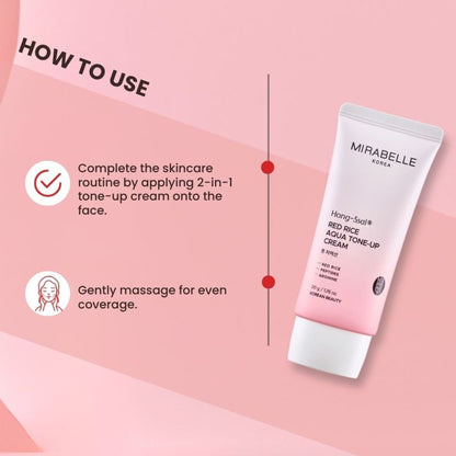 Mirabelle Korea Red Rice Aqua Tone Up Cream
