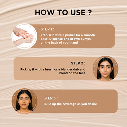 GLAM21 Silk Foundation With Oil-free Formula & SPF35 - 06 Warm Honey