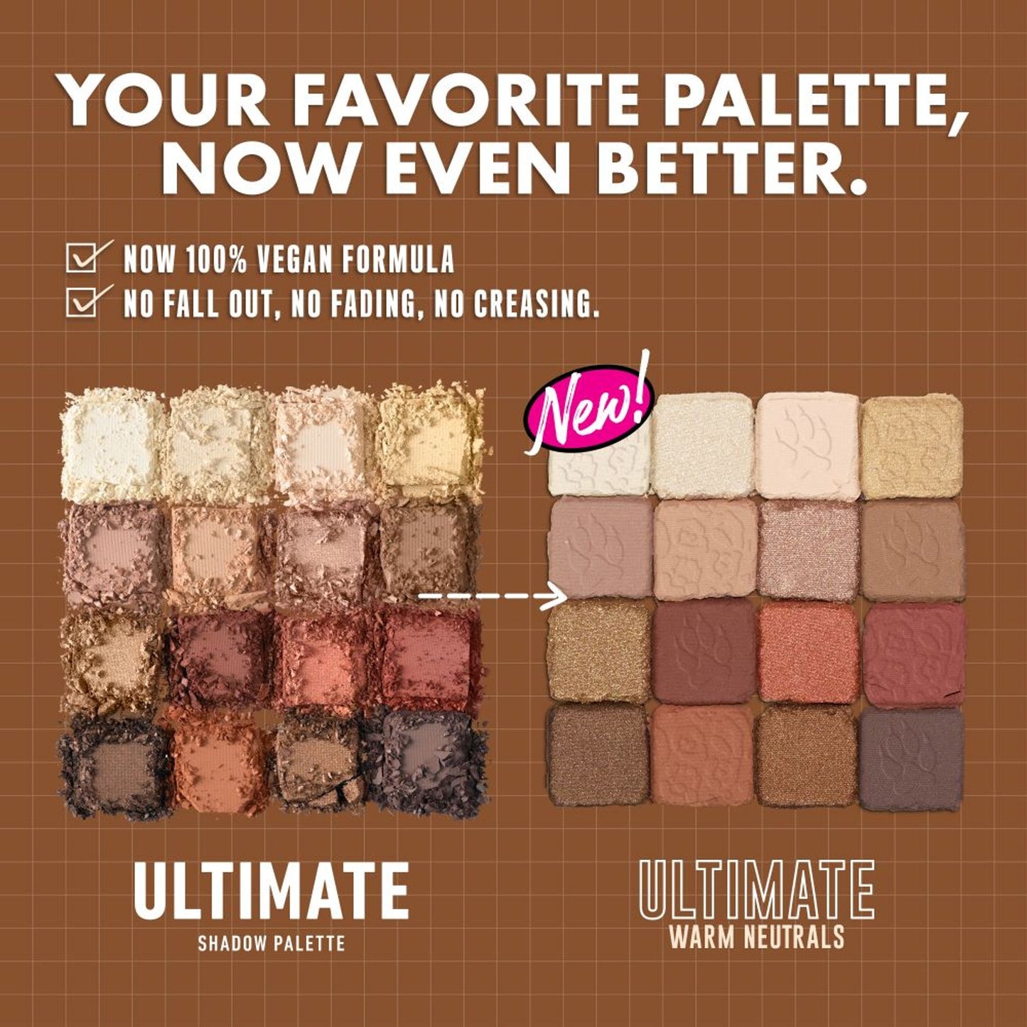 NYX Professional Makeup Ultimate Shadow Palette - Warm Neutrals - Warm Neutrals