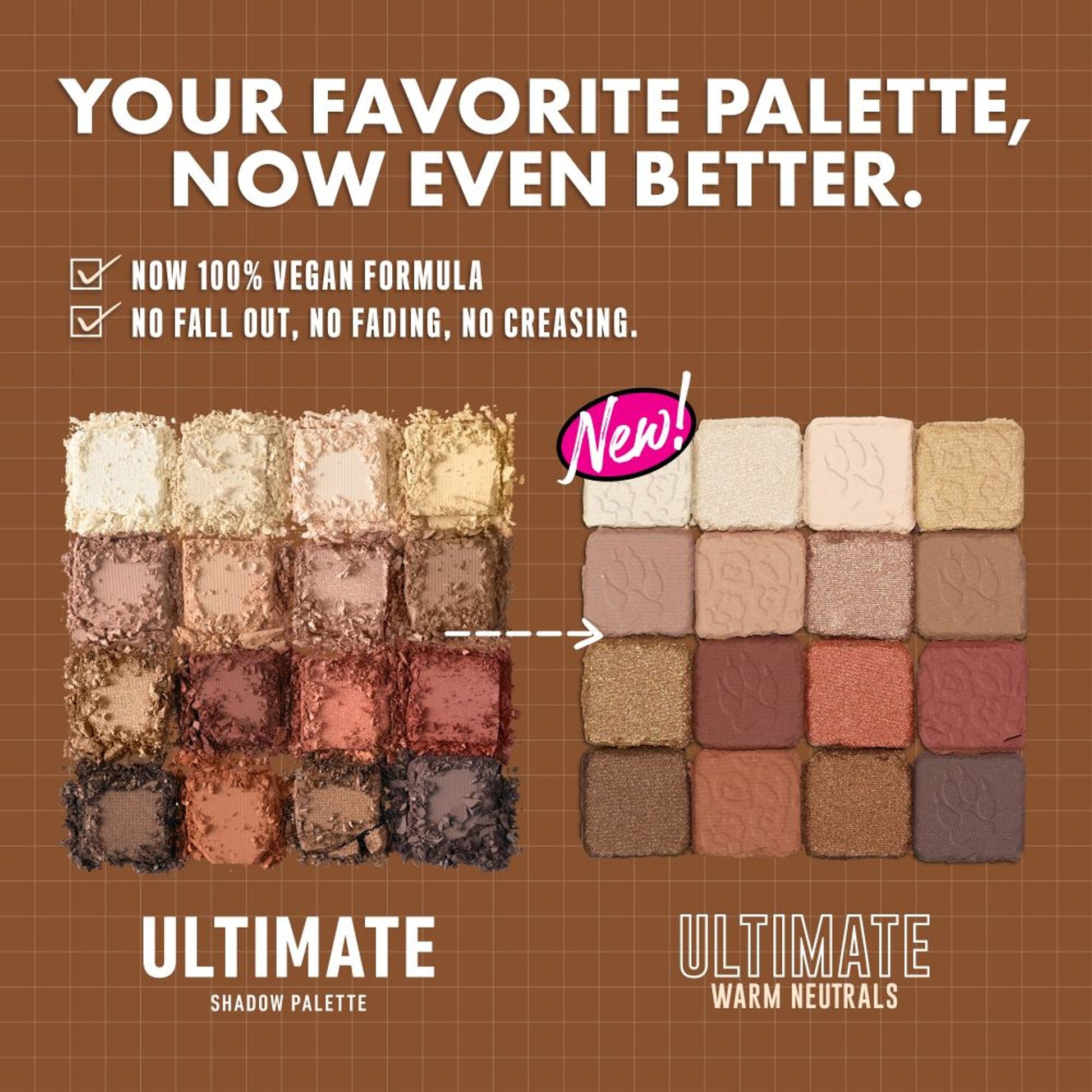 NYX Professional Makeup Ultimate Shadow Palette - Warm Neutrals - Warm Neutrals