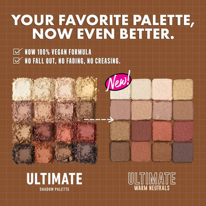 NYX Professional Makeup Ultimate Shadow Palette - Warm Neutrals - Warm Neutrals