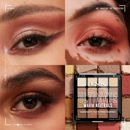 NYX Professional Makeup Ultimate Shadow Palette - Warm Neutrals - Warm Neutrals