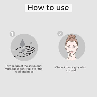 O3+ Volcano Scrub Normal To Oily Skin For Blackheads & Instant Brightening
