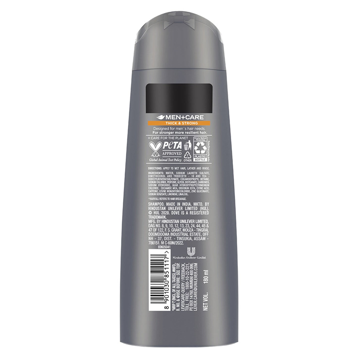 Dove Men +Care Thick & Strong 2 In 1 Shampoo + Conditioner