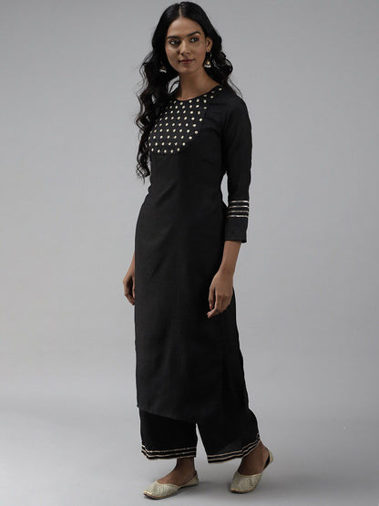 Dhiyona IE Women Yoke Design Kurta with Trousers