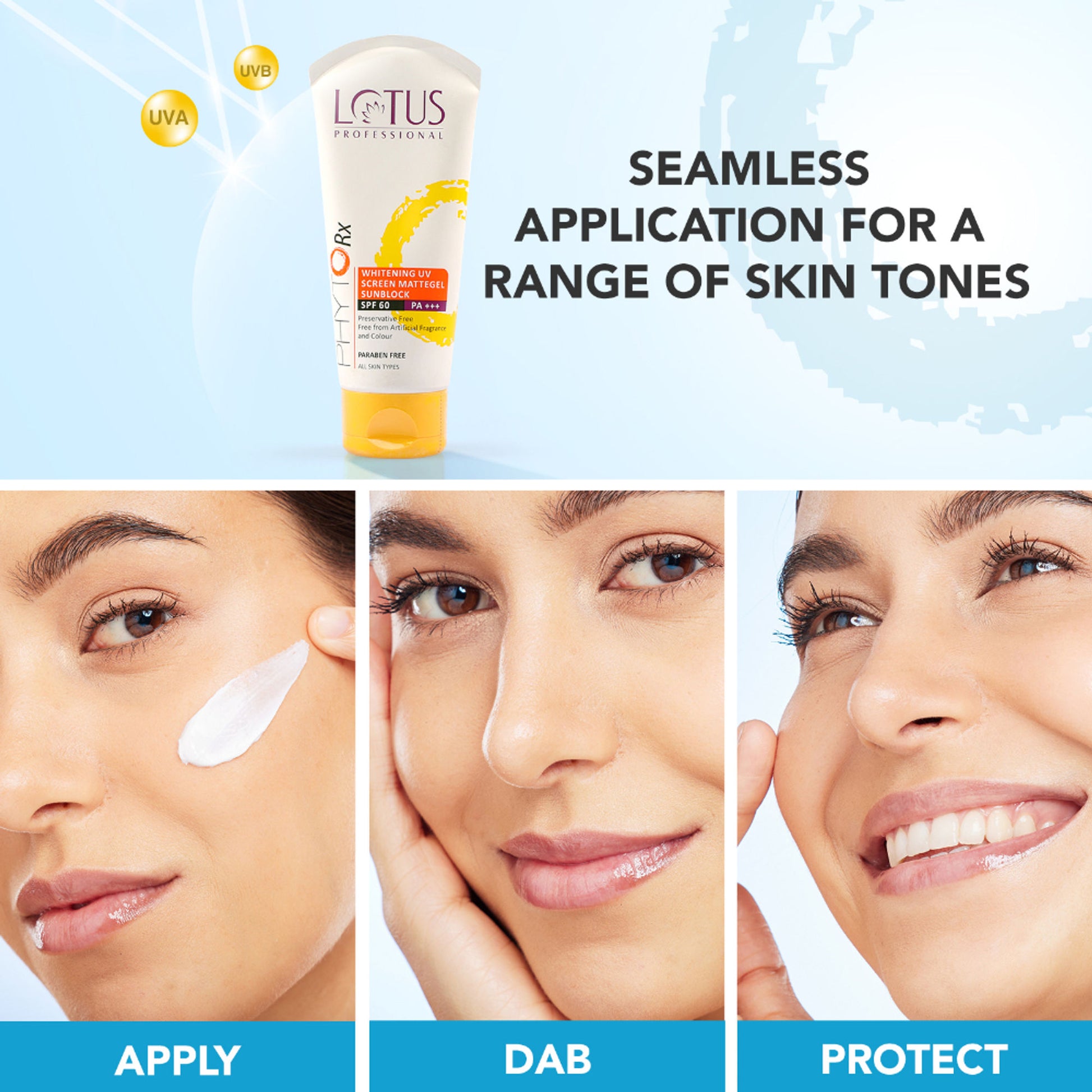 Lotus Herbals PhytoRx Whitening UV Screen Mattegel Sunblock SPF 60 PA+++