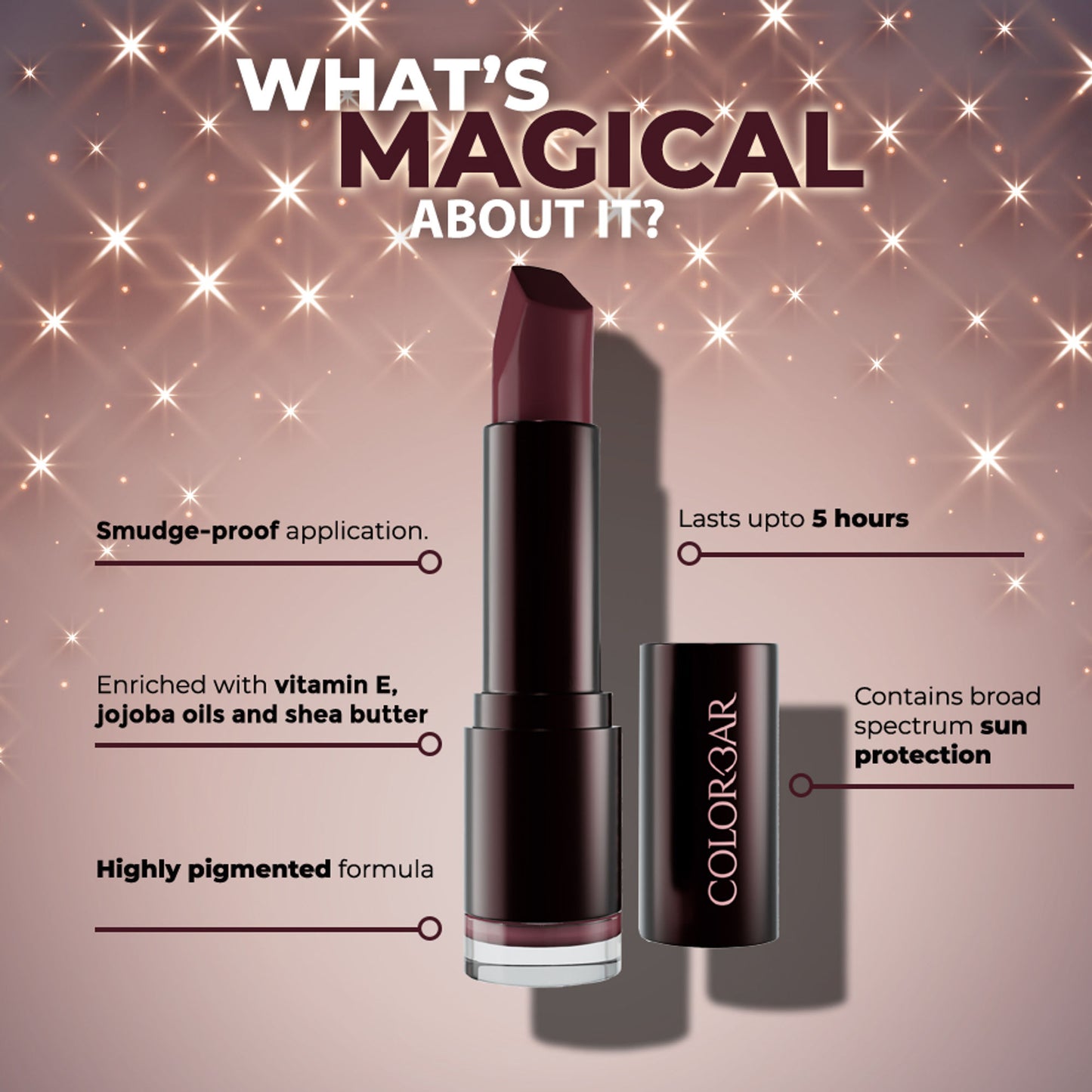 Colorbar Velvet Matte Lipstick - Mi Amour