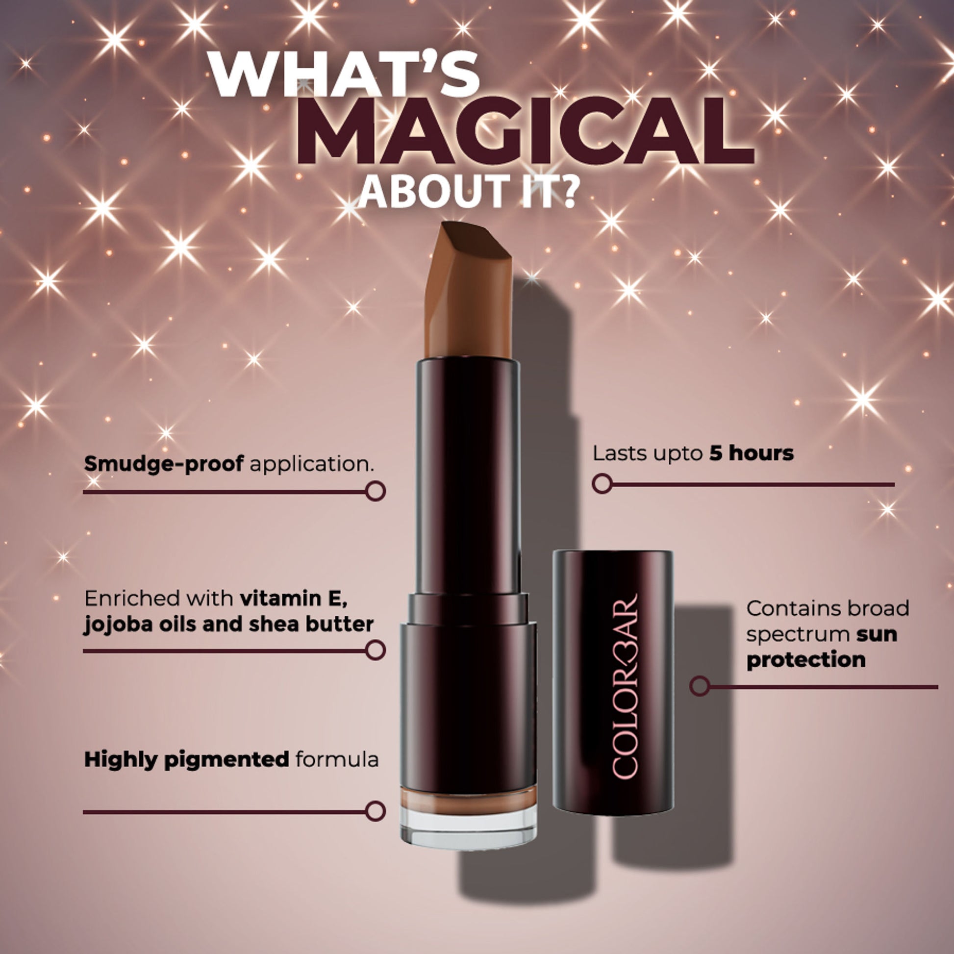 Colorbar Velvet Matte Lipstick - Tantrum