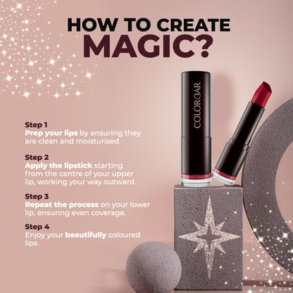 Colorbar Velvet Matte Lipstick - So Saucy