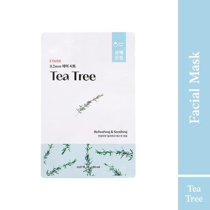 ETUDE 0.2 Air Mask Tea Tree - Refreshing & Soothing