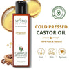 Mystiq Living Castor Oil 100% Pure & Cold Pressed For Hair Growth, Skin, Eyes, Face and Body