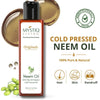 Mystiq Living Neem Oil, Pure Cold Pressed, Organic For Hair Growth, Dandruff, Lice & Skin