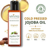 Mystiq Living Jojoba Oil for Hair, Face, Skin & Body, Cold Pressed and Organic